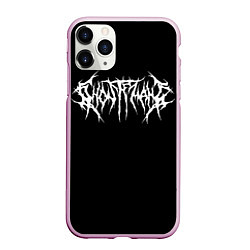 Чехол iPhone 11 Pro матовый GHOSTEMANE НА СПИНЕ, цвет: 3D-розовый