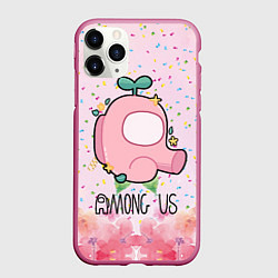 Чехол iPhone 11 Pro матовый Among Us girl