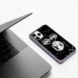 Чехол iPhone 11 Pro матовый GHOSTEMANE, цвет: 3D-серый — фото 2