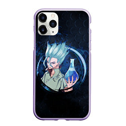 Чехол iPhone 11 Pro матовый Dr Stone