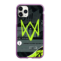 Чехол iPhone 11 Pro матовый WATCH DOGS: LEGION