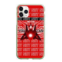 Чехол iPhone 11 Pro матовый Evangelion Eva 01 You can not