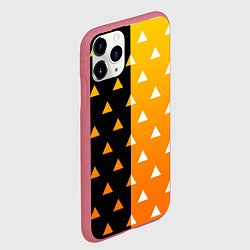 Чехол iPhone 11 Pro матовый ZENITSU ЗЕНИТСУ КИМОНО, цвет: 3D-малиновый — фото 2