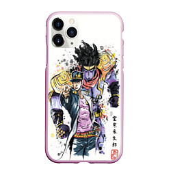 Чехол iPhone 11 Pro матовый JOJO, цвет: 3D-розовый