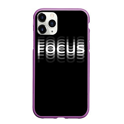 Чехол iPhone 11 Pro матовый FOCUS: WHITE