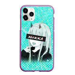 Чехол iPhone 11 Pro матовый Zero Two Хикка