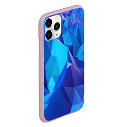 Чехол iPhone 11 Pro матовый NEON CRYSTALLS, цвет: 3D-розовый — фото 2