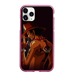 Чехол iPhone 11 Pro матовый One Piece Портгас Д Эйс