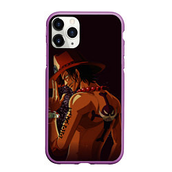 Чехол iPhone 11 Pro матовый One Piece Портгас Д Эйс