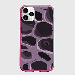 Чехол iPhone 11 Pro матовый Боунс, цвет: 3D-малиновый