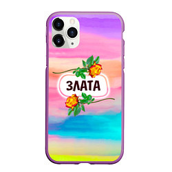 Чехол iPhone 11 Pro матовый Злата