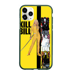 Чехол iPhone 11 Pro матовый Убить Билла, цвет: 3D-темно-зеленый