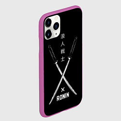 Чехол iPhone 11 Pro матовый Ronin, цвет: 3D-фиолетовый — фото 2