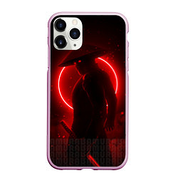 Чехол iPhone 11 Pro матовый SAMURAI, цвет: 3D-розовый