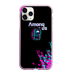Чехол iPhone 11 Pro матовый Among Us, цвет: 3D-розовый