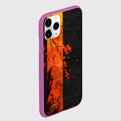 Чехол iPhone 11 Pro матовый ЦАПЛЯ, цвет: 3D-фиолетовый — фото 2