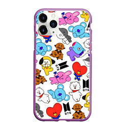 Чехол iPhone 11 Pro матовый BTS BT21