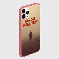Чехол iPhone 11 Pro матовый Бегущий по лезвию, цвет: 3D-малиновый — фото 2