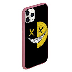 Чехол iPhone 11 Pro матовый SMILE, цвет: 3D-малиновый — фото 2