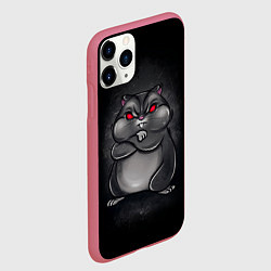 Чехол iPhone 11 Pro матовый HAMSTER, цвет: 3D-малиновый — фото 2