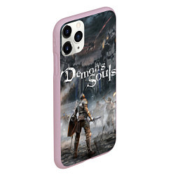 Чехол iPhone 11 Pro матовый Demons Souls, цвет: 3D-розовый — фото 2