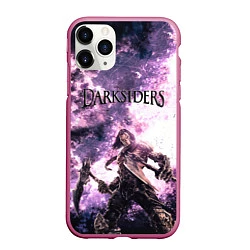 Чехол iPhone 11 Pro матовый Darksiders 2, цвет: 3D-малиновый