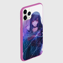 Чехол iPhone 11 Pro матовый Акудама драйв, цвет: 3D-фиолетовый — фото 2