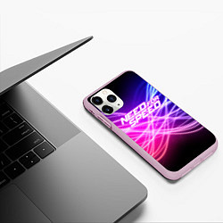 Чехол iPhone 11 Pro матовый NFS NEED FOR SPEED S, цвет: 3D-розовый — фото 2