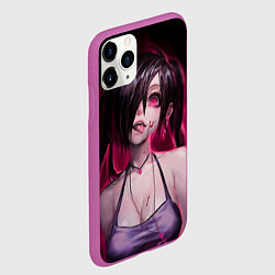 Чехол iPhone 11 Pro матовый Play with me, цвет: 3D-фиолетовый — фото 2