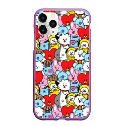 Чехол iPhone 11 Pro матовый BT21 BTS