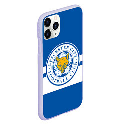 Чехол iPhone 11 Pro матовый LEICESTER CITY, цвет: 3D-светло-сиреневый — фото 2