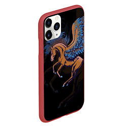 Чехол iPhone 11 Pro матовый Pegasus wings, цвет: 3D-красный — фото 2