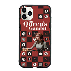 Чехол iPhone 11 Pro матовый Ход королевы The Que, цвет: 3D-черный