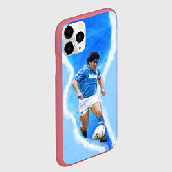 Чехол iPhone 11 Pro матовый Диего Армандо, цвет: 3D-малиновый — фото 2