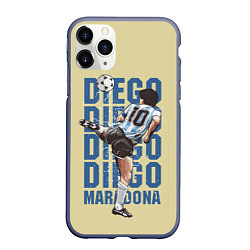 Чехол iPhone 11 Pro матовый Diego Diego, цвет: 3D-серый