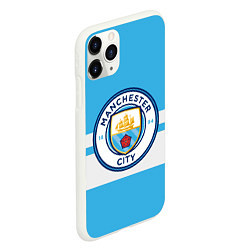 Чехол iPhone 11 Pro матовый MANCHESTER CITY, цвет: 3D-белый — фото 2