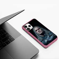 Чехол iPhone 11 Pro матовый Ведьмак 2 сезон, цвет: 3D-малиновый — фото 2