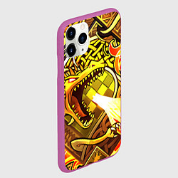 Чехол iPhone 11 Pro матовый CS GO DRAGON LORE, цвет: 3D-фиолетовый — фото 2