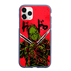 Чехол iPhone 11 Pro матовый DOROHEDORO, цвет: 3D-серый