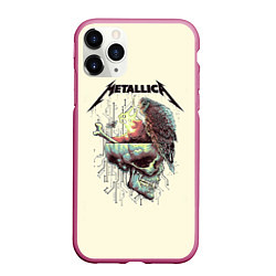 Чехол iPhone 11 Pro матовый Metallica