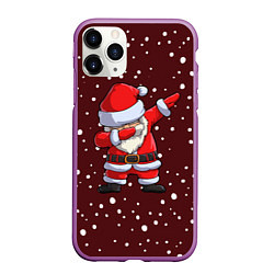 Чехол iPhone 11 Pro матовый Dab-Santa, цвет: 3D-фиолетовый