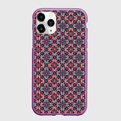 Чехол iPhone 11 Pro матовый Звезда Севера, цвет: 3D-фиолетовый