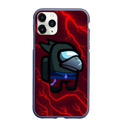 Чехол iPhone 11 Pro матовый AMONG US - BRAWL STARS CROW, цвет: 3D-серый