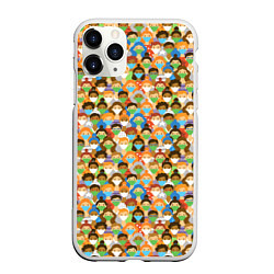 Чехол iPhone 11 Pro матовый Масочный Режим, цвет: 3D-белый