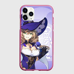 Чехол iPhone 11 Pro матовый GENSHIN IMPACT, ЛИЗА