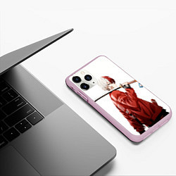 Чехол iPhone 11 Pro матовый Шото Тодороки, цвет: 3D-розовый — фото 2