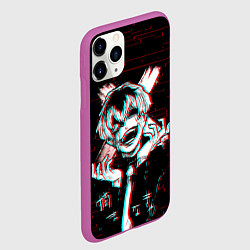 Чехол iPhone 11 Pro матовый The madness of Ken, цвет: 3D-фиолетовый — фото 2
