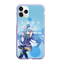 Чехол iPhone 11 Pro матовый Aqua