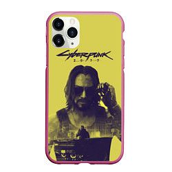 Чехол iPhone 11 Pro матовый Cyberpunk 2077