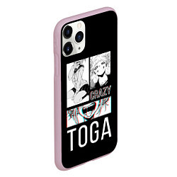 Чехол iPhone 11 Pro матовый Toga Crazy, цвет: 3D-розовый — фото 2